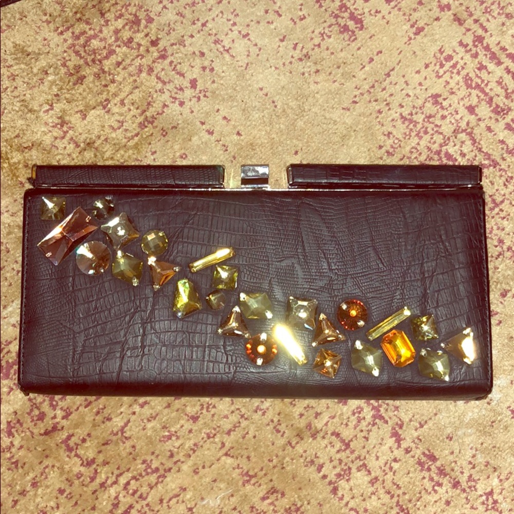 Leather clutch